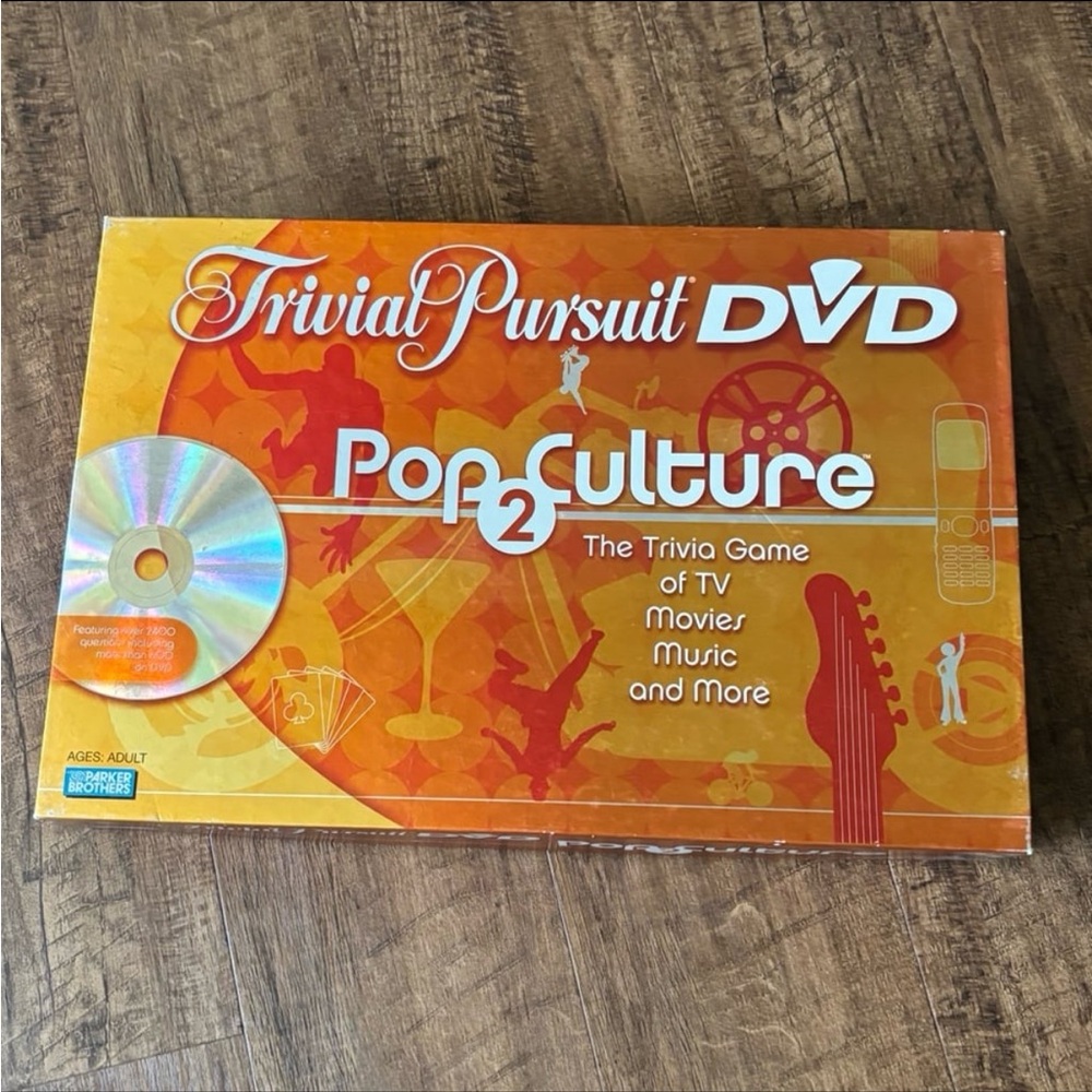 Trivial Pursuit - Dvd Pop Culture 2Nd Edition Board Game